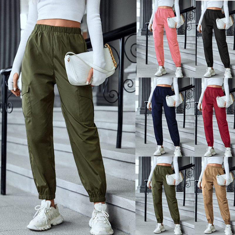 Women’s Multi-Pocket Cargo Jogger Pants
